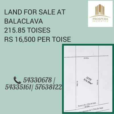 LAND FOR SALE // TERRAIN A VENDRE  - Land