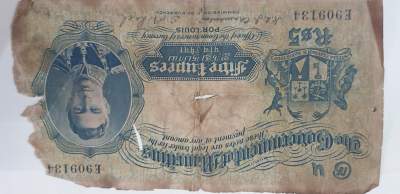 Old currency King George VI 1937 - Banknotes on Aster Vender