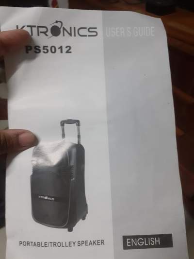 KTronics Wheeled Portable Speaker PS5012 - All Informatics Products on Aster Vender