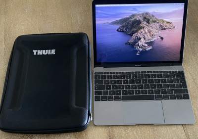 MacAir 12” Retina laptop plus Thule cover for sale - Laptop
