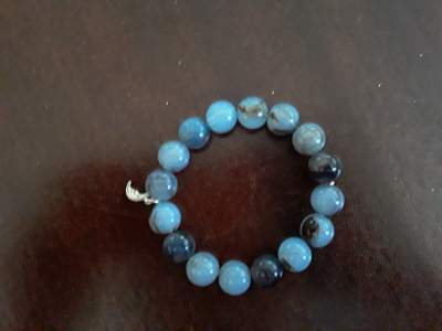 Blue bracelet - Handmade