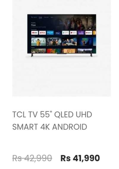 TCL TELEVISION 55
