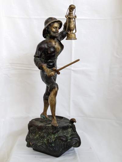 Statue en laiton - Brass statue - Old Sculptures on Aster Vender