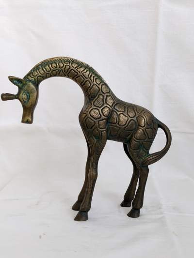 Girafe en laiton - Brass girafe - Old stuff on Aster Vender