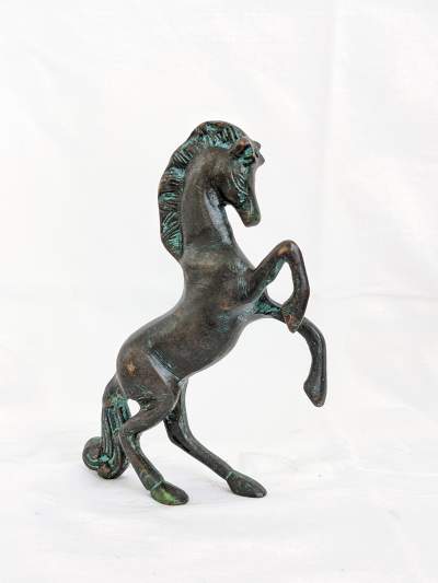Cheval en bronze - Bronze horse statue - Antiquities on Aster Vender