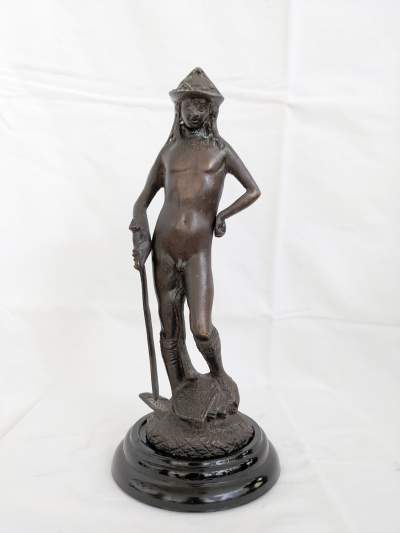 Statue en bronze - Bronze statue - Antiquities on Aster Vender
