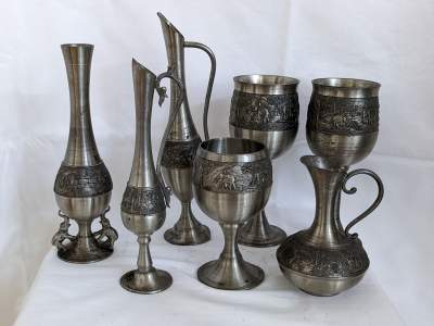 Set de calices et soliflores - Set of chalices and soliflores - Old stuff on Aster Vender