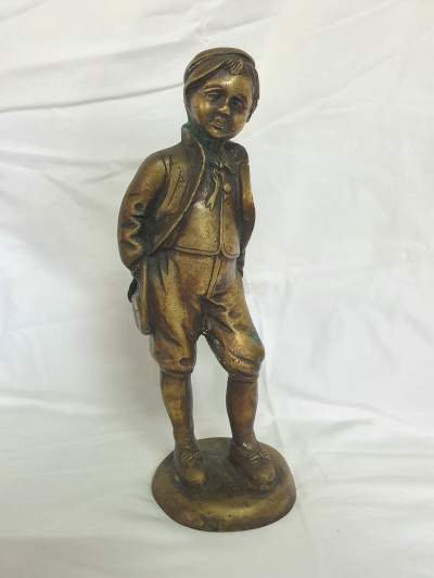 Garçon en laiton - Brass boy - Old stuff on Aster Vender