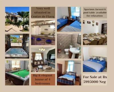 Beautiful House For Sale in Centre De Flacq - House