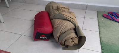 Tent and Sleeping Bag - Camping equipment