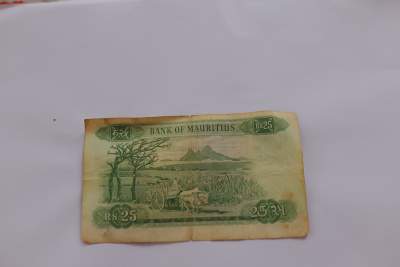 Old Mauritian Rs 25  - Banknotes
