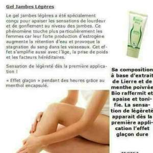Gel jambes légères - Massage products on Aster Vender
