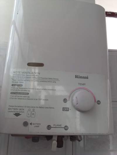 Gas water heater rinnai - Bathroom on Aster Vender
