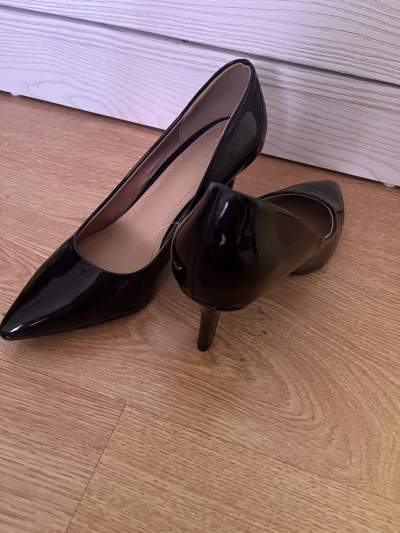 Black glossy heels  - Other Footwear on Aster Vender