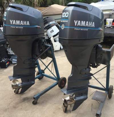 Slightly Used Yamaha 100 HP 4 stroke - Boat engines