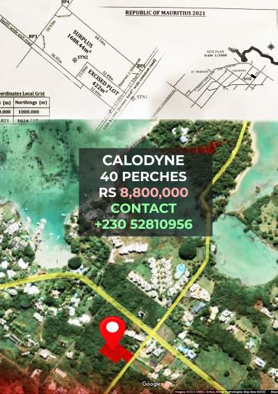 Calodyne Residential Land 40 perches - Land