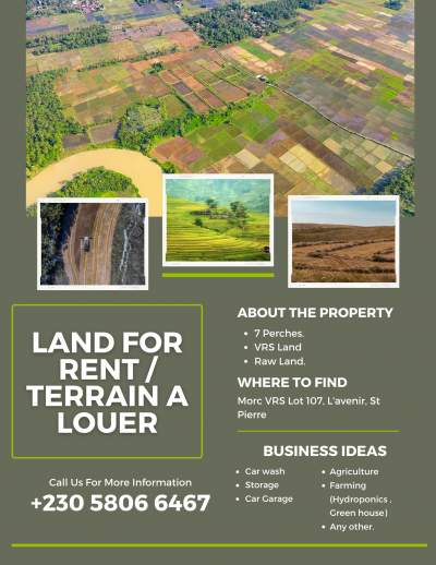 Terrain à Louer - St-Pierre - Land