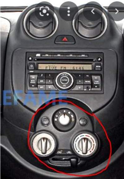 A/C buttons - Nissan March K13 - Spare Parts