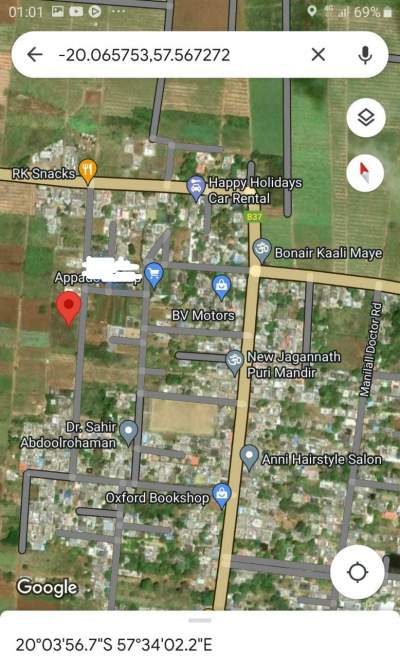 For sale 12 perches residential land in Morcellement St Andre  - Land on Aster Vender