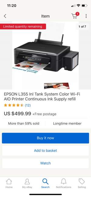 Epson L355 - All Informatics Products on Aster Vender