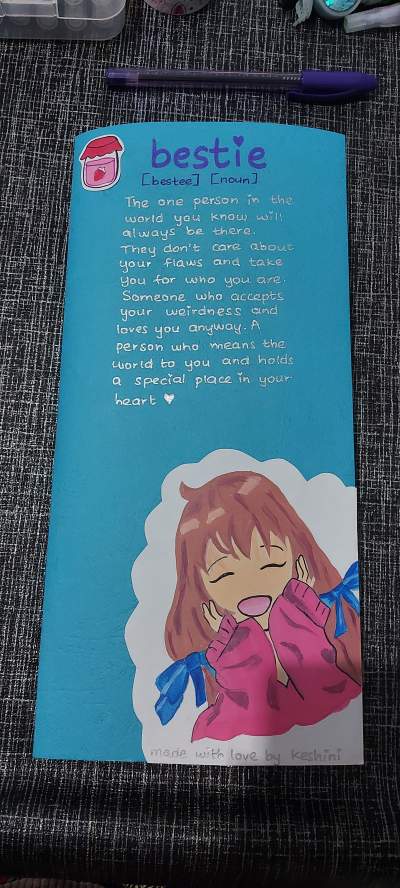 Handmade Card for Bestfriend - Handmade