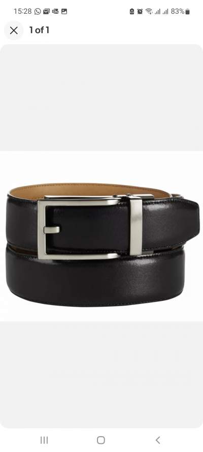 Ceinture Cuir Homme Ryan Seacrest Cuir Italian Custom Fit 34 a 36 - Belts on Aster Vender
