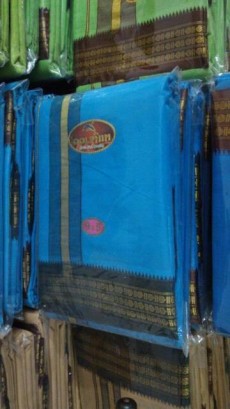 Veshti for govinden - plain blue colour - Religious Clothing on Aster Vender