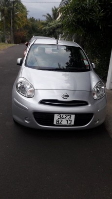 A vendre NIssan March de couleur grise immatriculée 3423BZ13. - Compact cars on Aster Vender