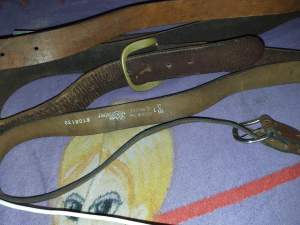 1 ceinture en cuir de France avec references - Belts on Aster Vender