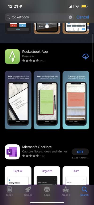 Rocketbook notebook- reusable and online - Notebooks on Aster Vender