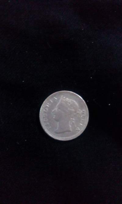 Queen Victoria Silver Coins 10Cents 1886. - Old stuff