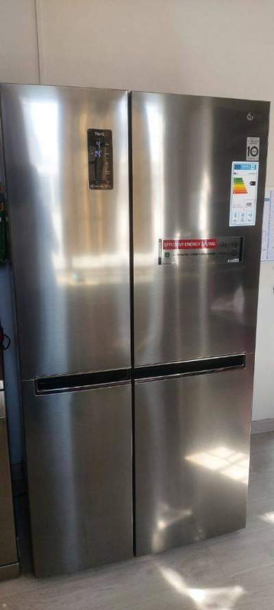LG:RÉFRIGÉRATEUR DEUX PORTES PLATINUM ARGENT-626L - Kitchen appliances on Aster Vender