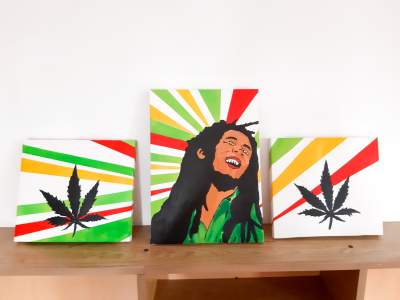 BOB MARLEY - Paintings on Aster Vender