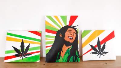 BOB MARLEY - Paintings on Aster Vender