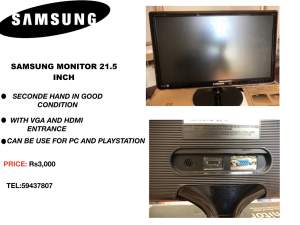 SAMSUNG MONITOR - All Informatics Products on Aster Vender