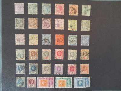 Collection de 35 timbres anciens - île Maurice - Stamps