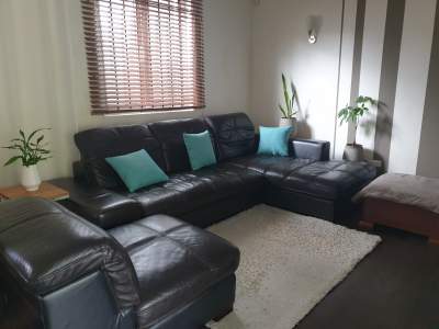 Leather sofa set - Living room sets