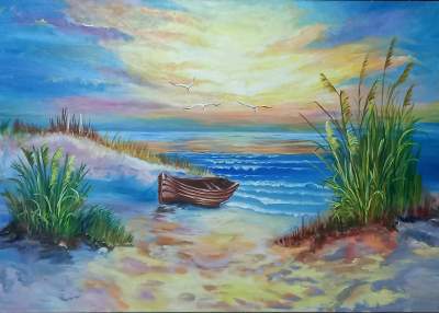 Seaview tranquility - Paintings