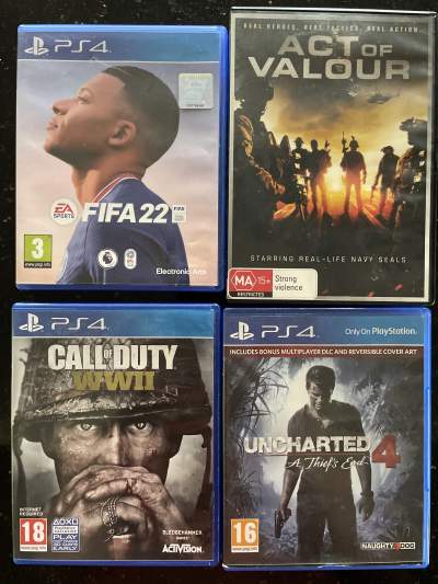 Urgent sale: 3 ps4 gsmes + 1 movie - PlayStation 4 Games
