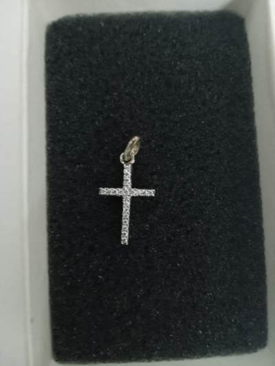 Silver cross pendant - Necklaces