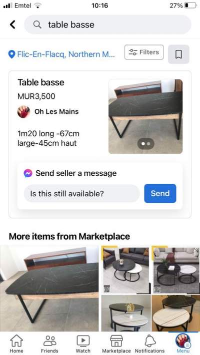 Coffee table for sale - Tables