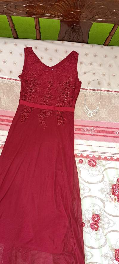 Longue robe de soiree couleur bordeaux Zhuli Fashion - Dresses (Women)