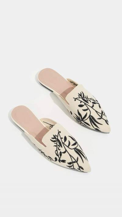 Classy flat mules slippers - Slippers