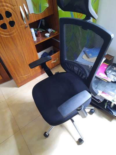 Ergonomic Office Chair with Headrest - Desk chairs