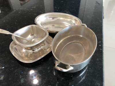 Silver serving platters - Antiquities