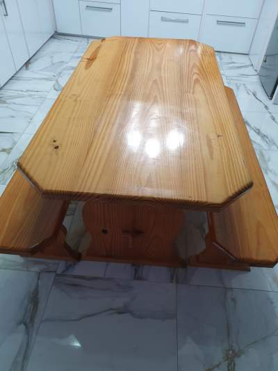 Solid wood table. - Table & chair sets on Aster Vender