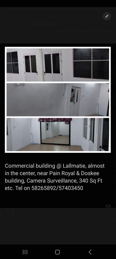 For rent - Commercial Space