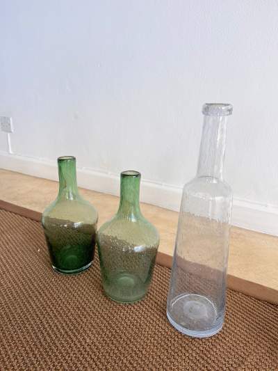 Ensemble de 3 bouteilles décoratives - Interior Decor on Aster Vender