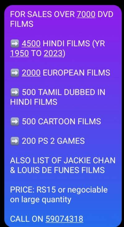 DVD FOR SALES - Others