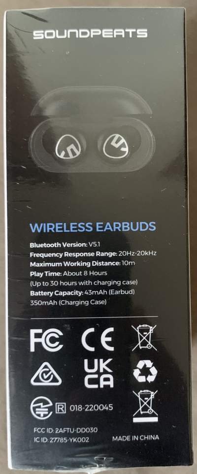Soundpeats Bluetooth Earbuds Free2 Classic - Other phone accessories